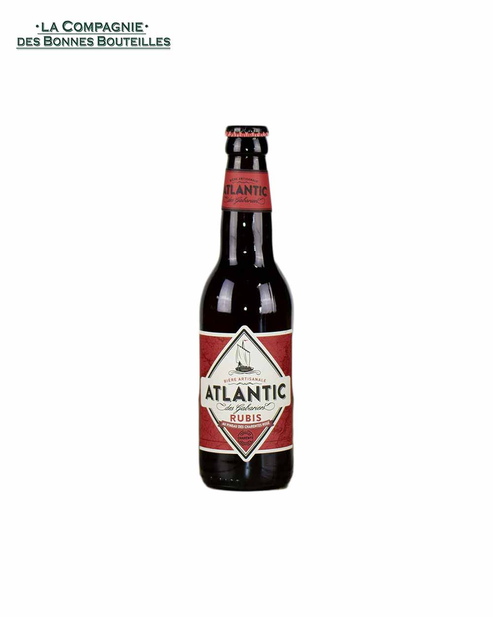 Bière Atlantic des Gabariers Rubis au Pineau Rosé 6° 33cl