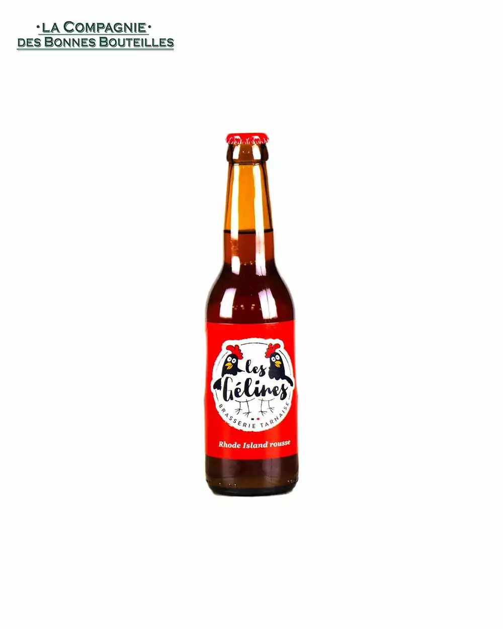 Bière Les Gélines - rousse VP 33cl