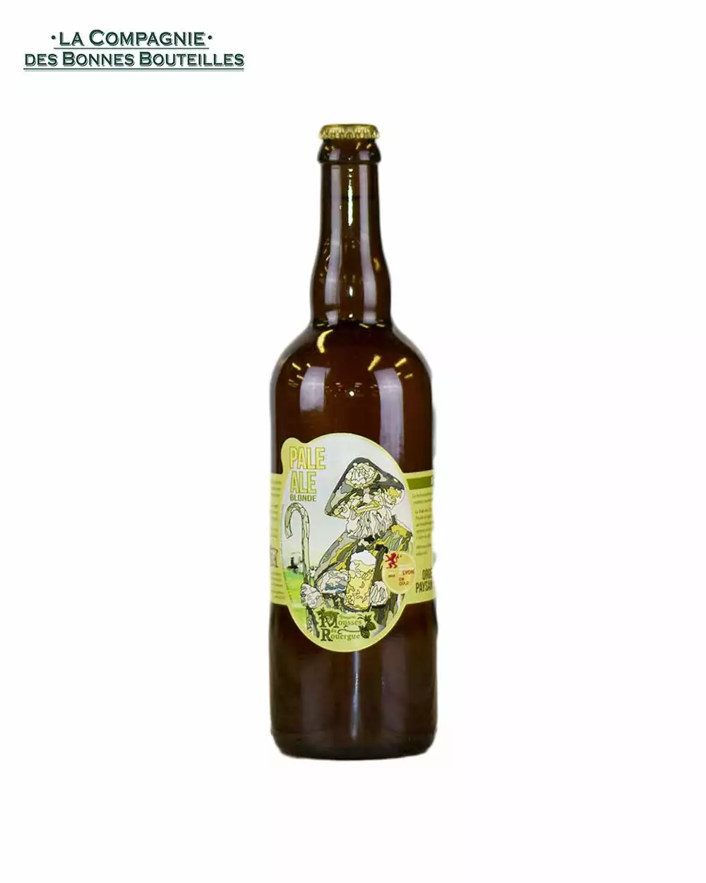 Bière Mousses du rouergue Bulle des champs blonde VP 75 cl