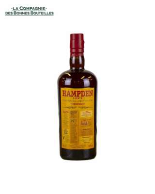 Rhum De Mélasse Hampden OVEPROOF 70 cl