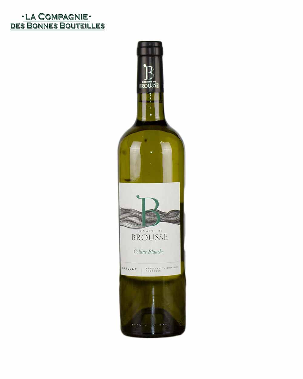 Vin Blanc Gaillac Domaine De Brousse Colline Blanche 75 cl
