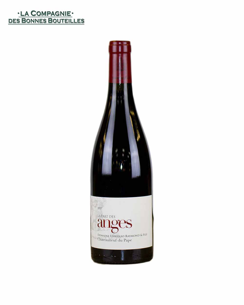 Vin Rouge Châteauneuf Domaine Usseglio La Part Des Anges 75 cl