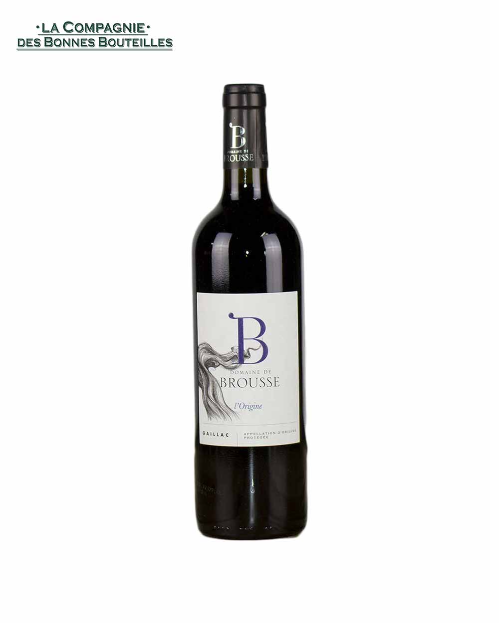 Vin Rouge Gaillac Domaine De Brousse L’Origine 75 cl