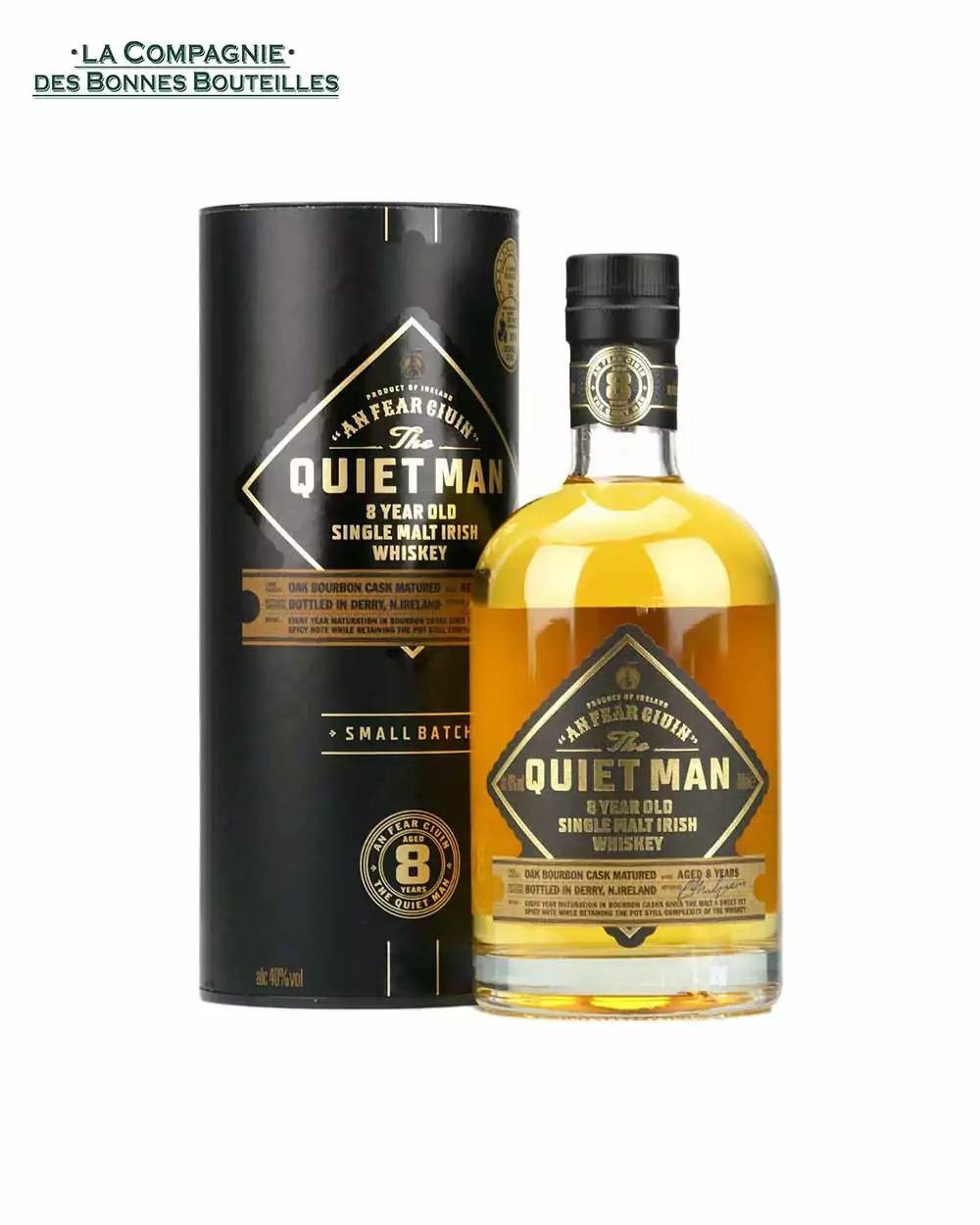 Quiet Man single malt Irish whisky 8 ans - 70cl