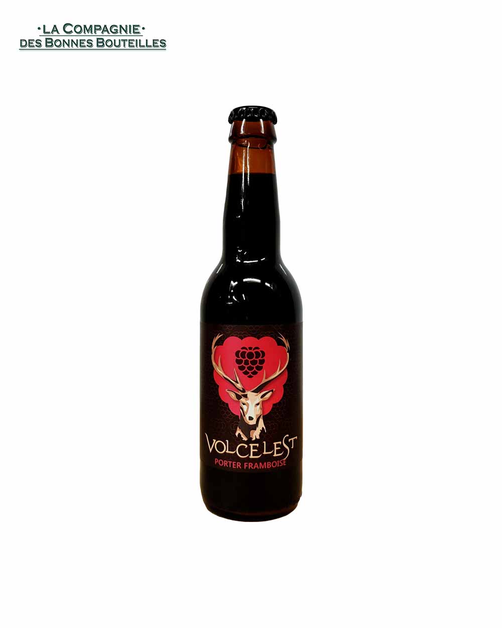 Bière Volcelest - porter framboise VP 33cl