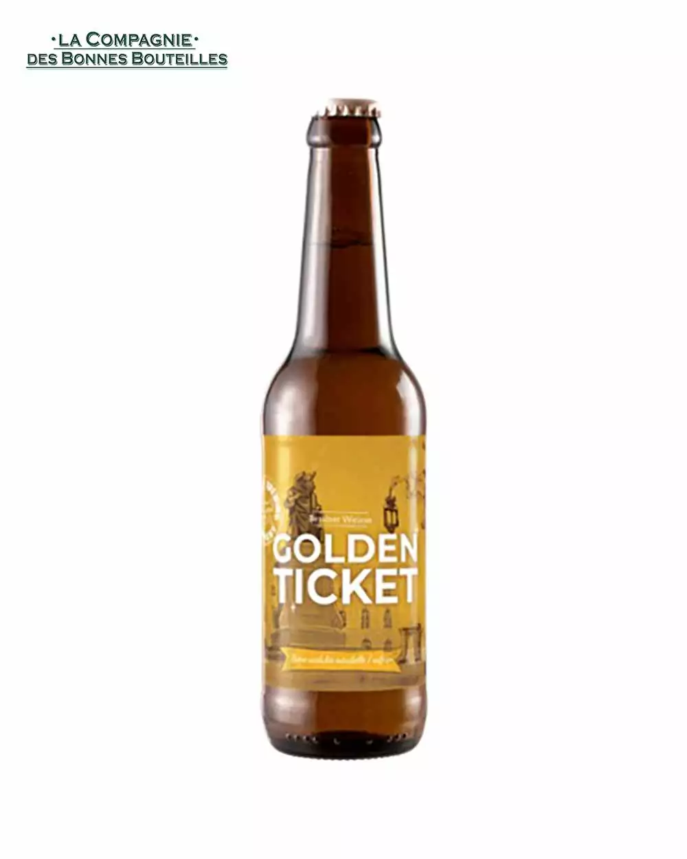Bière Piggy brewing - Golden Ticket - Sour mirabelle safran - VP 33cl