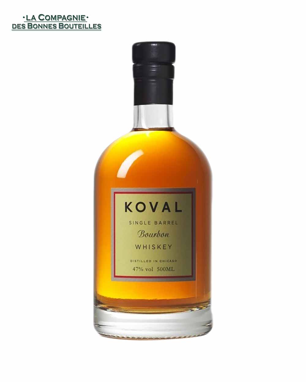 Bourbon Whiskey Koval - single barrel - 47% - 50cl