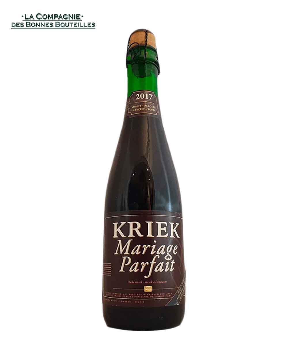 Bière Boon Kriek  - mariage parfait - 2019 - 37.5 cl