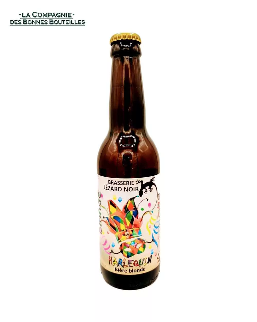 Bière Lézard noir - Harlequin - Blonde - 33cl