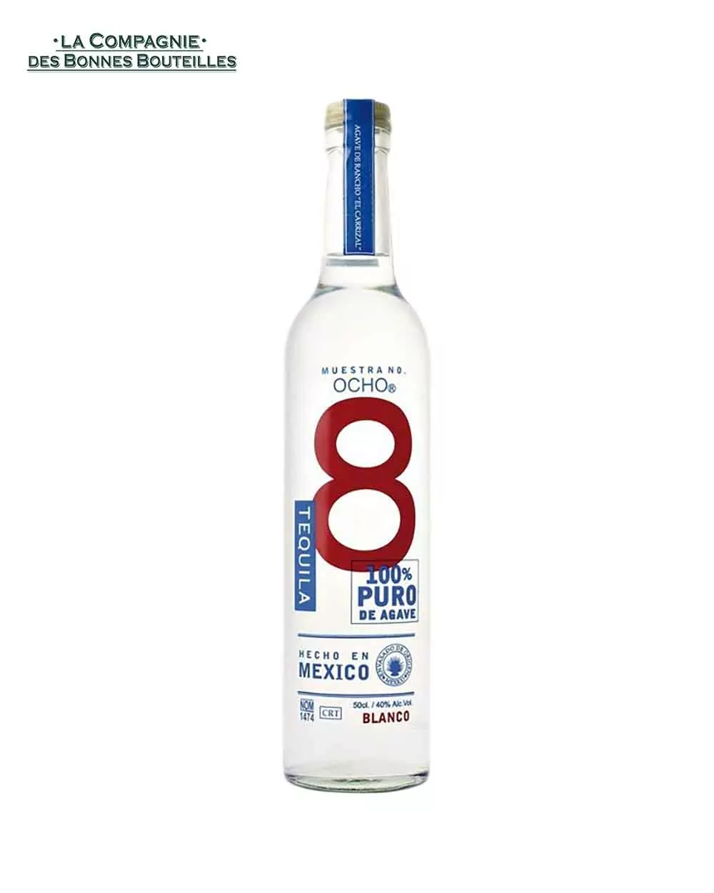 Tequila Ocho Blanco - 2015 - 50 cl