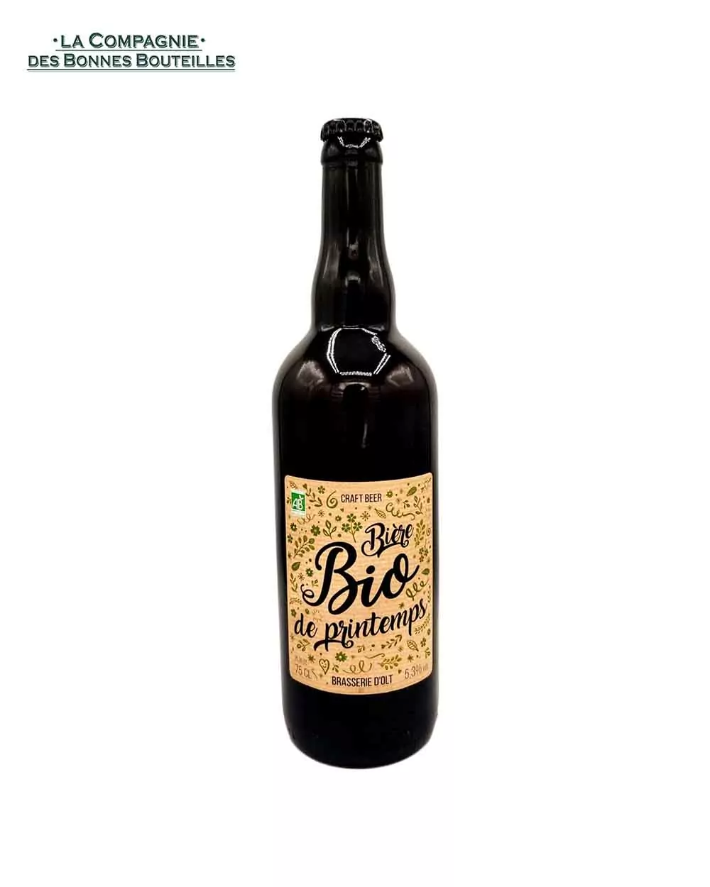 Bière Brasserie d'olt - Bio de Printemps - 75 cl