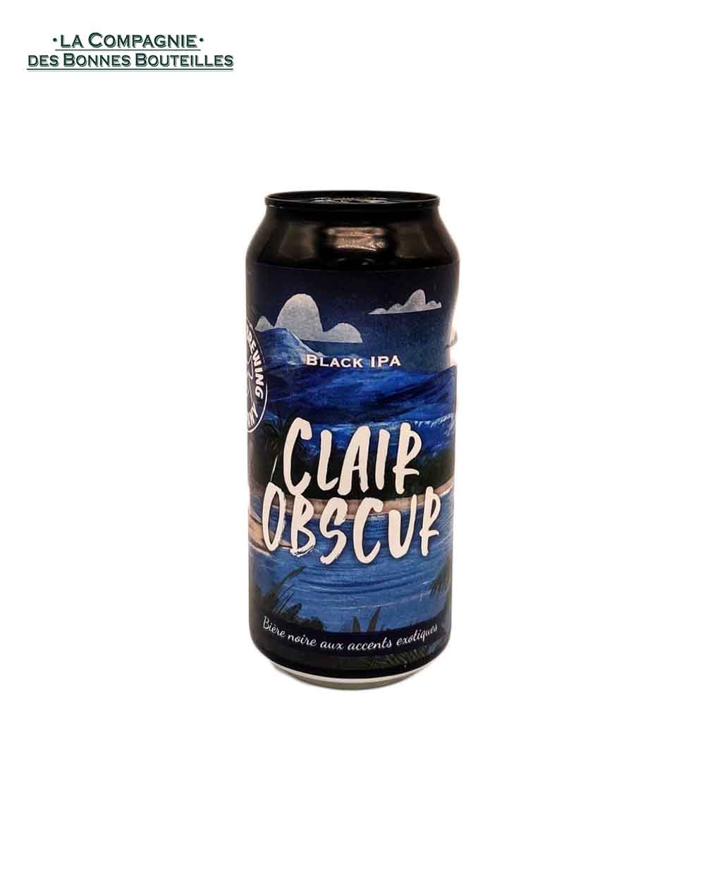 Bière Piggy brewing - Clair Obscur - Black IPA - 44cl