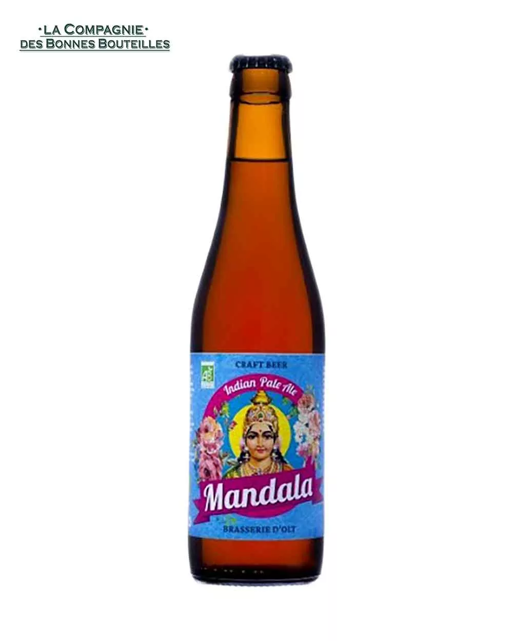 Bière Brasserie d'olt - Mandala bio blonde 33cl