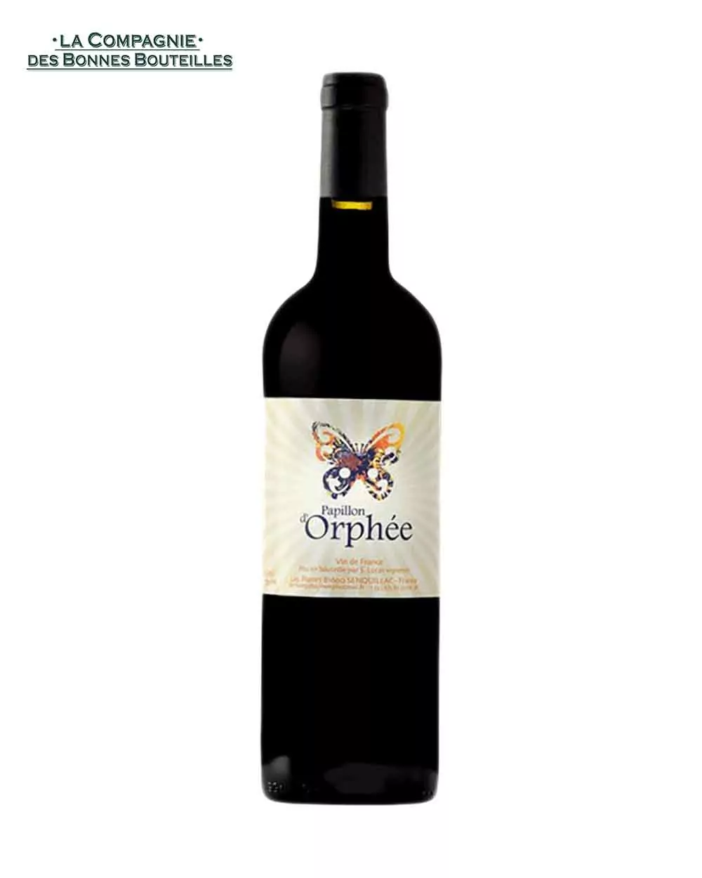 Vin Rouge - Lucas Stéphane - Papillon d’Orphée- 2021 -75 cl