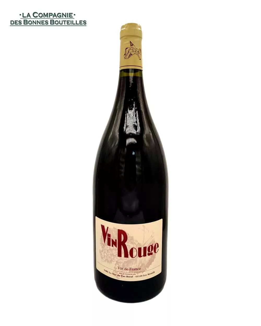 Vin rouge - Clos du Tue Boeuf - vin de France - 2020 - Magnum 150 cl