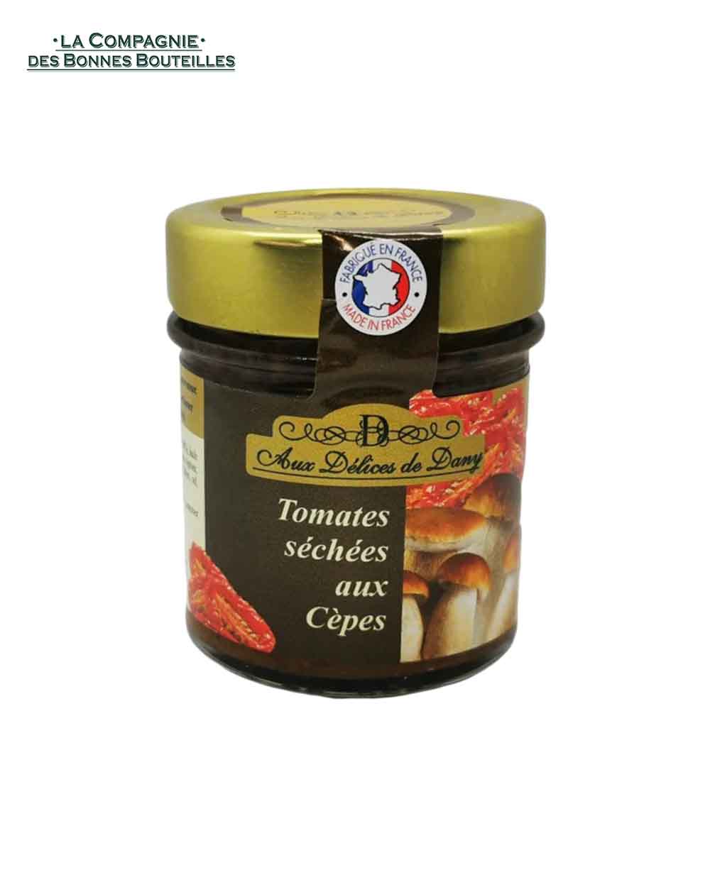 Les Délices de Dany  - Tomates séchées aux cèpes - 110 gr