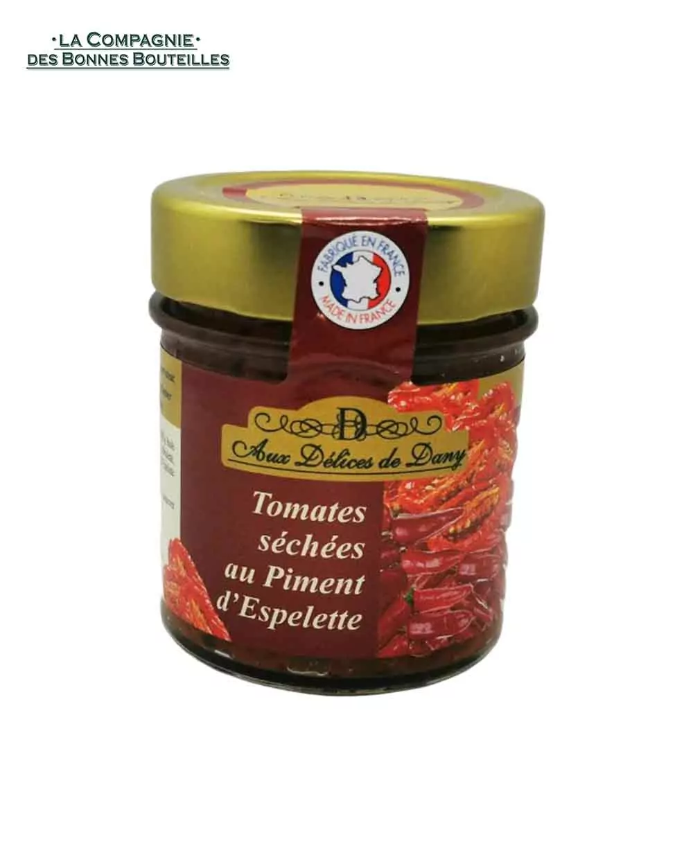 Les Délices de Dany  - Tomates séchées piments d'Espelette - 110 gr
