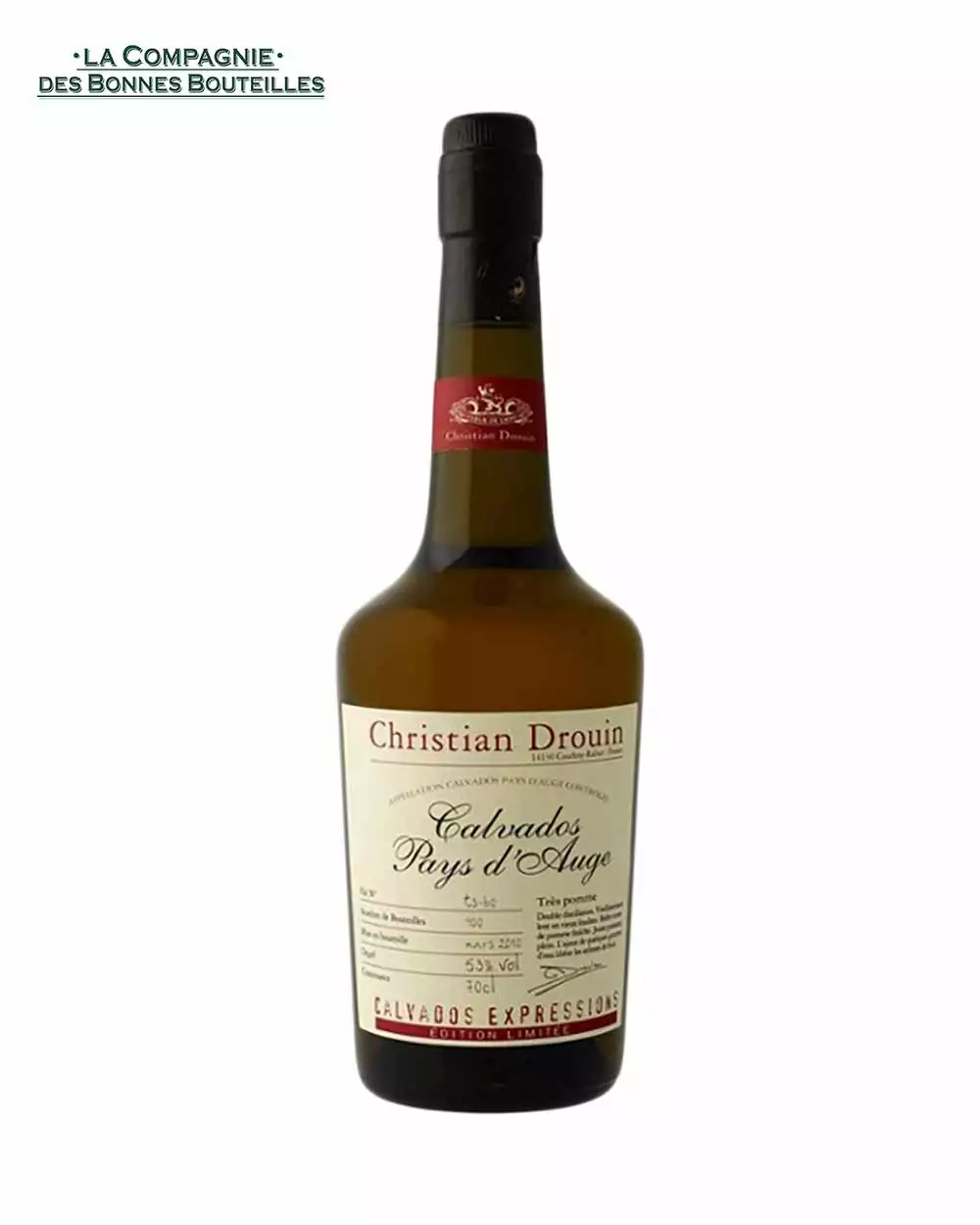 Calvados Christian Drouin Très Pomme - Pays D'auge 70 cl