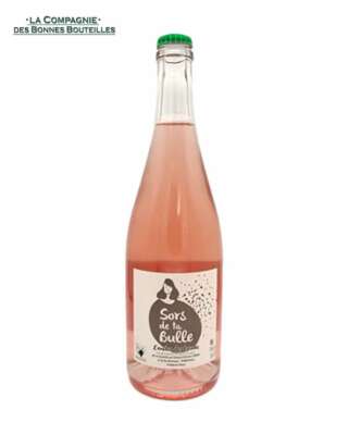 Vin Pétillant naturel rosé - L'enclos des Braves - Sors de ta bulle- 75 cl