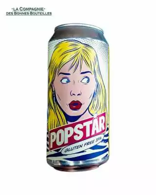 Bière Mad Scientist - Pop Star- IPA Gluten free - Can 44 cl