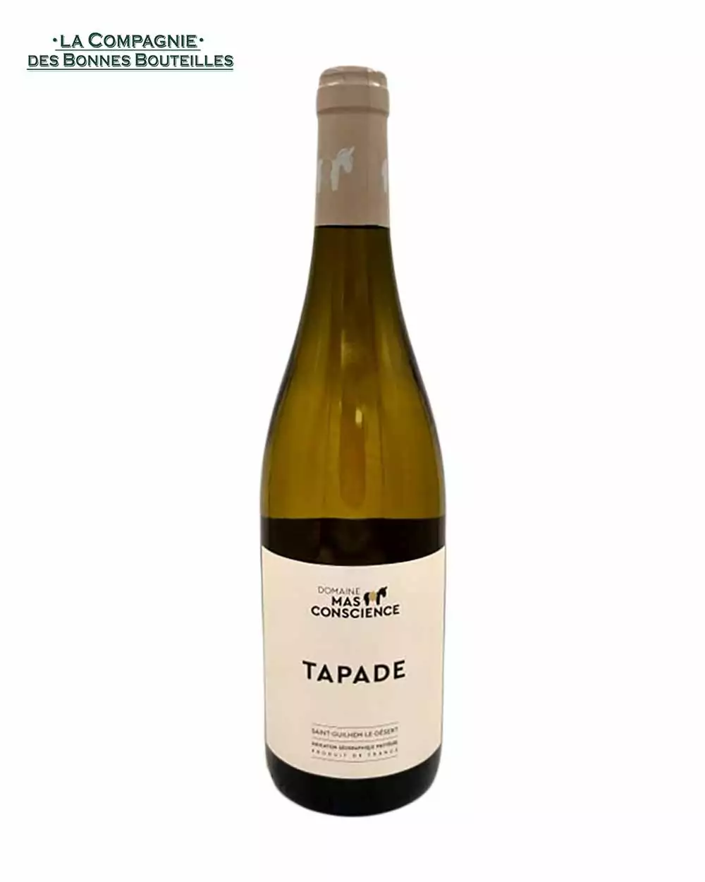 vin blanc - Mas Conscience - Tapade - IGP St Guilhem le Désert - 2020 75 cl