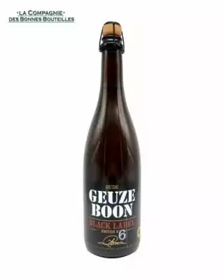 Bière Boon Oude Geuze - Black Label N°6 - 75 cl