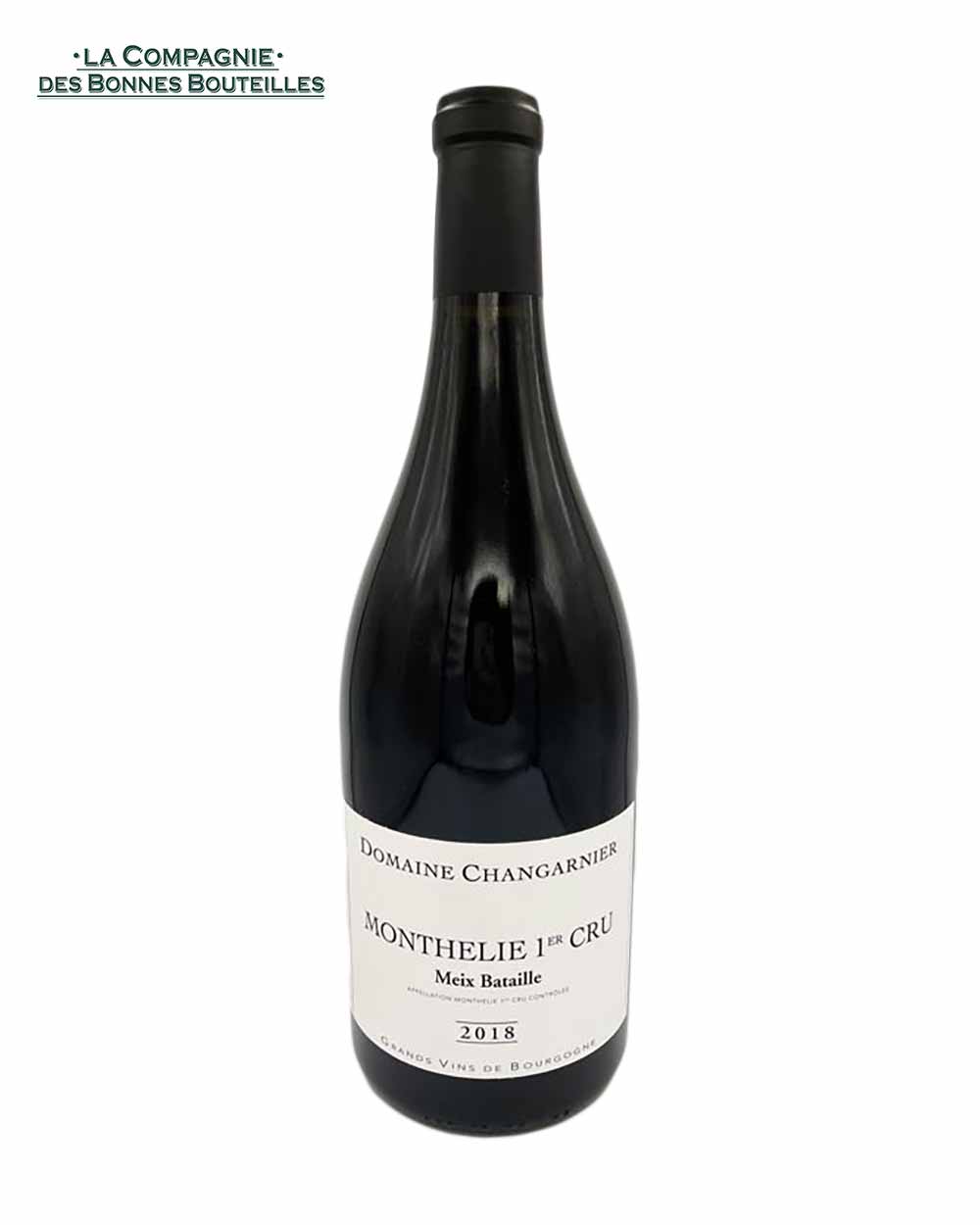 Vin rouge - Domaine Changarnier- MONTHELIE 1er Cru - Meix Bataille 2018 - 150cl