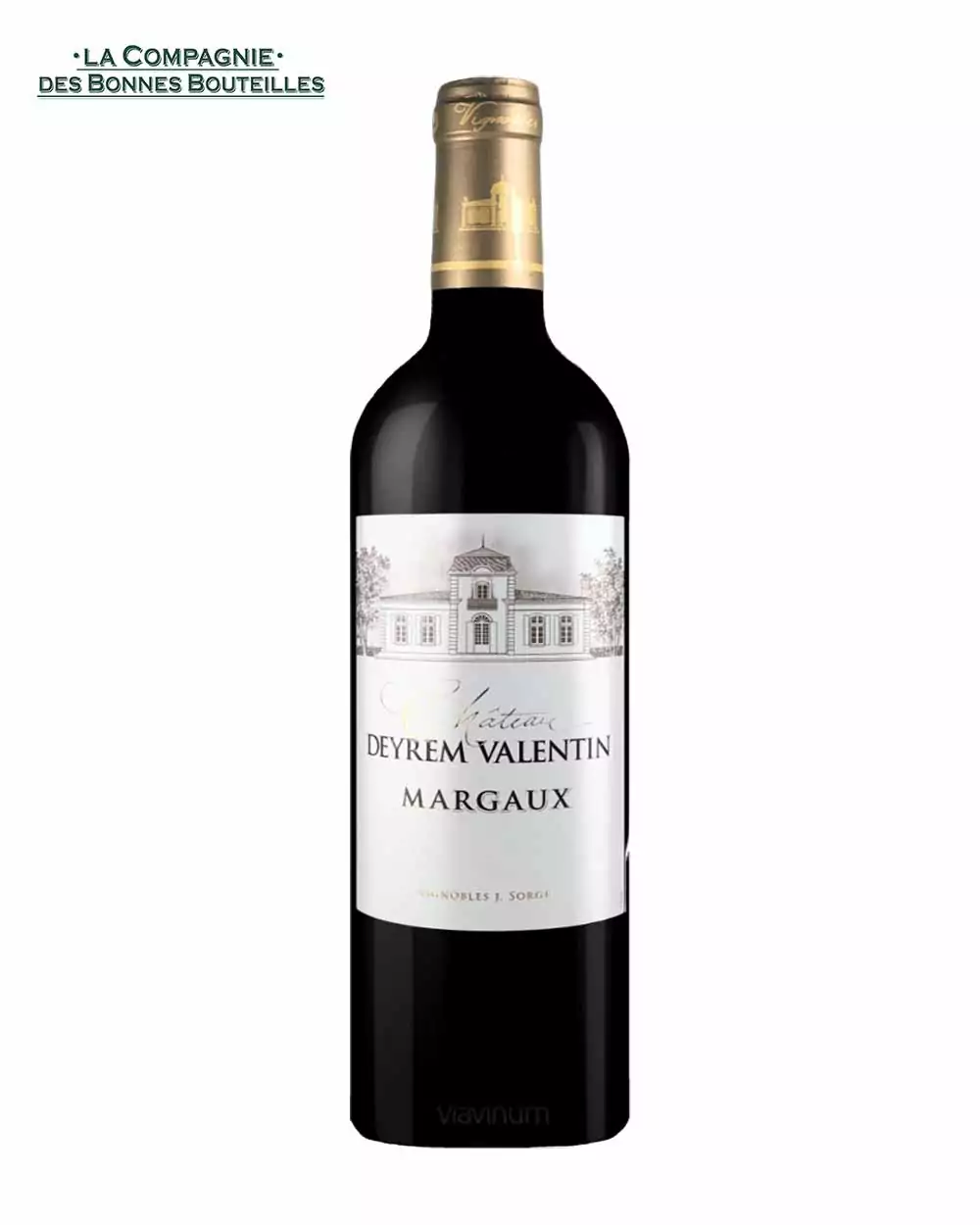vin rouge Château Deyrem Valentin - Margaux - 2016 - 150 cl