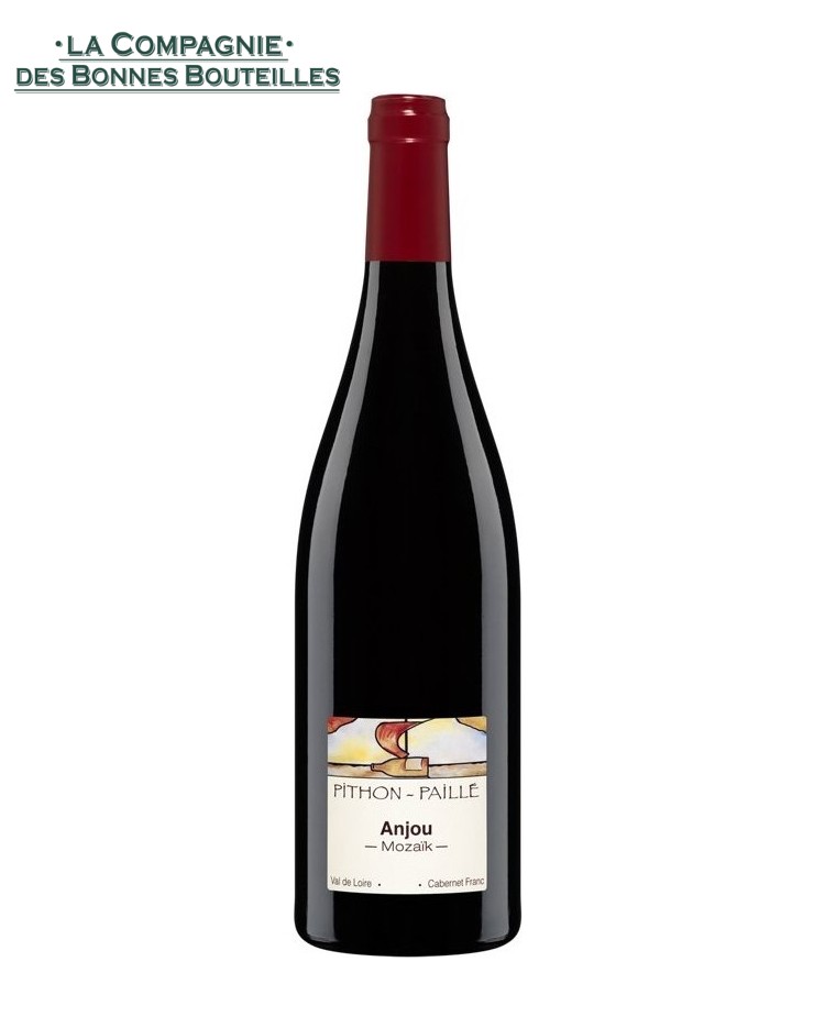 Vin rouge Pithon-Paillé - Anjou - Mozaik - 2019 - 75 cl