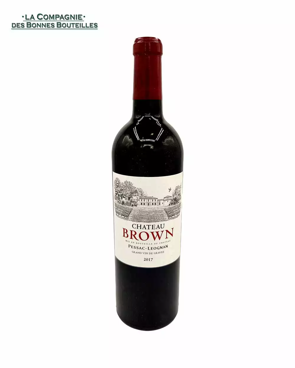 vin rouge Château Brown - Pessac Léognan - 2017