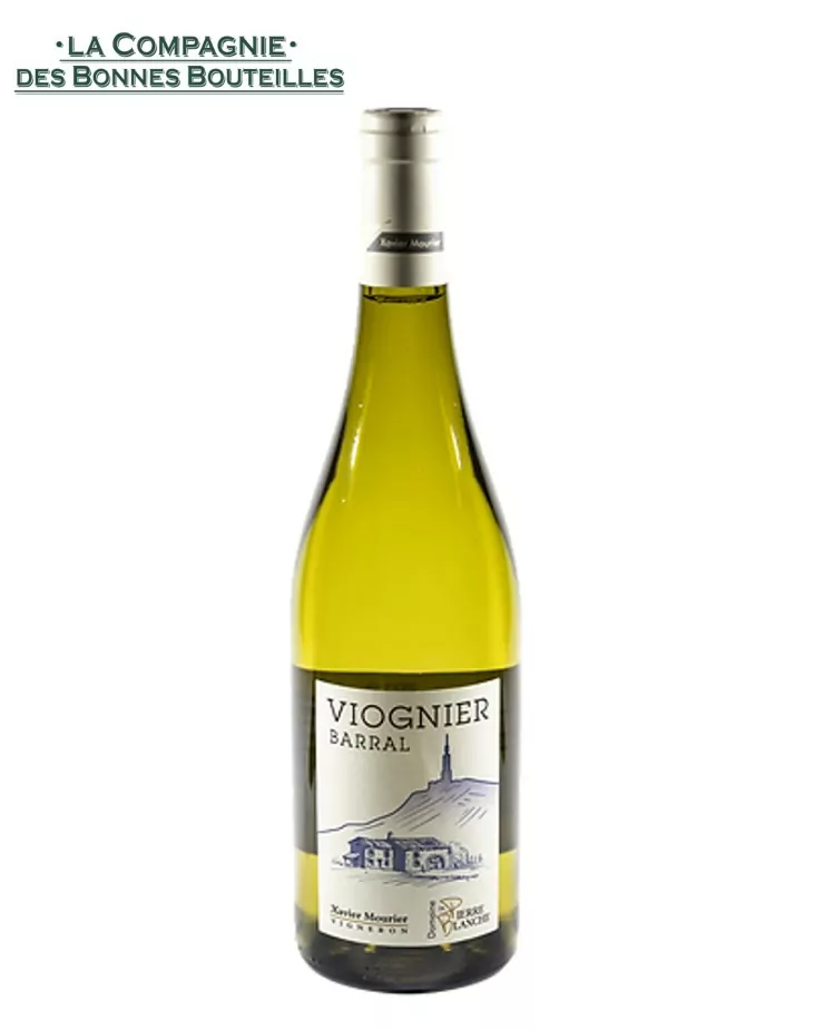 vin blanc Pierre Blanche - Viognier- Barral 2020 - Collines Rhodaniennes 75 cl