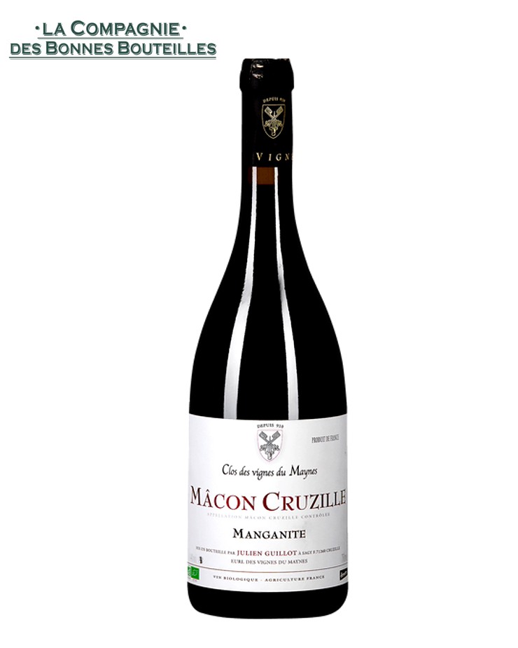 Vin rouge - Clos des Vignes du Maynes - Manganite Mâcon cruzille 2019 - 75cl