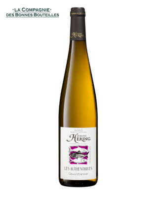 Vin blanc - Domaine Hering- Gewurtzraminer 2018  - Les Authentiques - 75cl