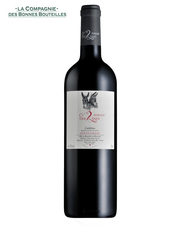Vin rouge - Domaine des 2 ânes - Fontanilles - Corbières - 2019 - 150cl