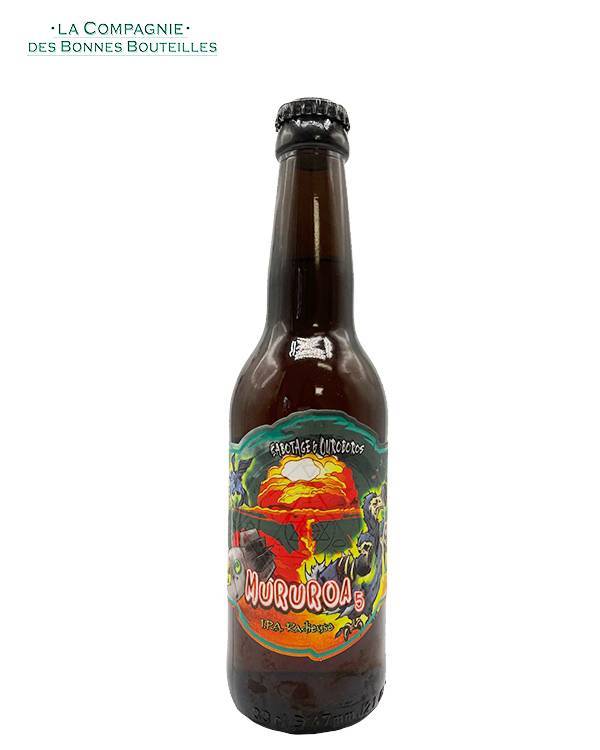 Bière Sabotage collab Ouroboros- IPA Mururoa 5 - VP 33cl