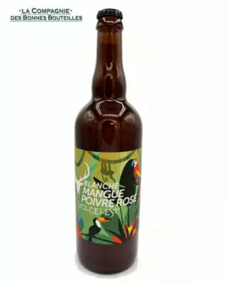 Bière Volcelest - Blanche Mangue Poivre Rose - VP 75 cl