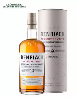 Whisky Benriach 12 ans The Smoky Twelve Single Malt 70 cl