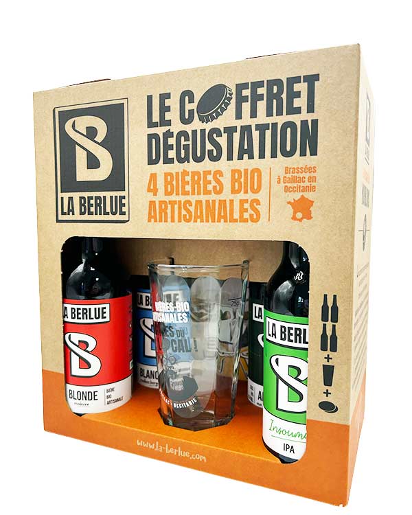 Coffret Les Folies 4 bières 33cl + 1 verre Sutter - RB-and-Beer