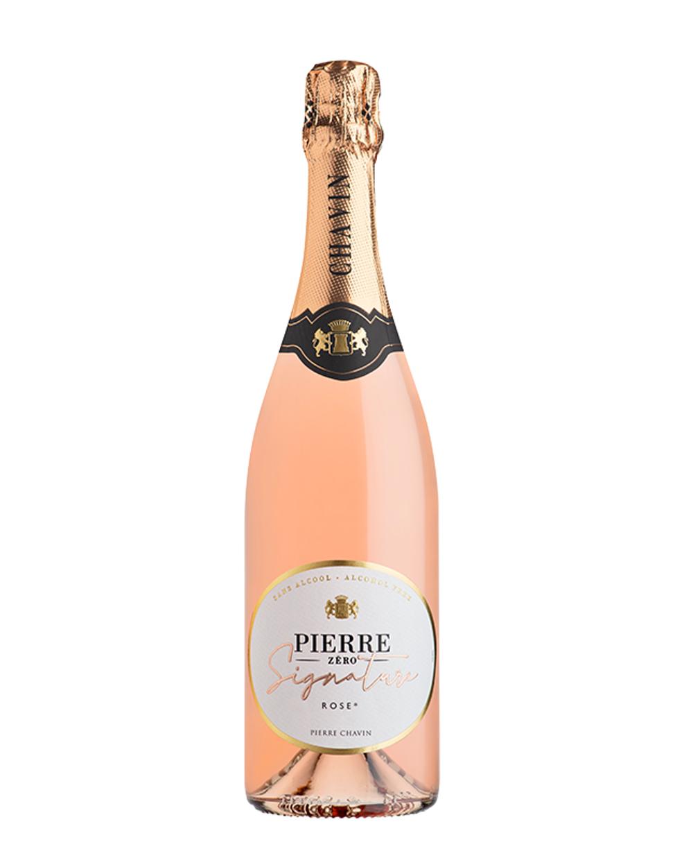 Vin sans alcool - Pierre Chavin zero effervescent rosé- Signature - Bio -  75 cl - La Compagnie des Bonnes Bouteilles