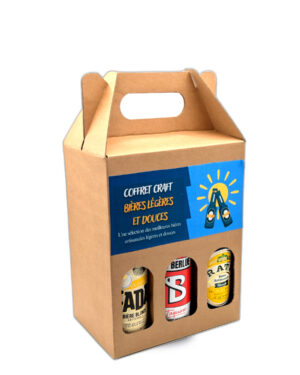 coffret 6 bières légères et douces