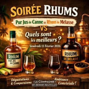 Soirée MasterClass Rhums - 13 février 2026