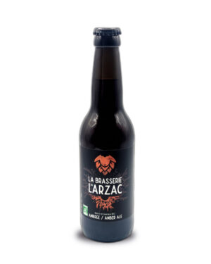 Bière Brasserie du Larzac ambrée VP 33cl