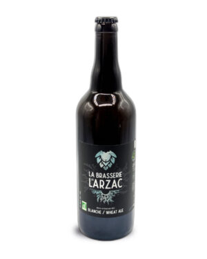 Bière Brasserie du Larzac blanche VP 75cl