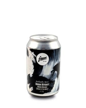 Bière Fauve - Avalanche noire Irish Stout- 33 cl CAN