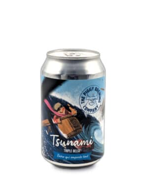 Bière Piggy brewing - tsunami - triple - 33 cl - CAN