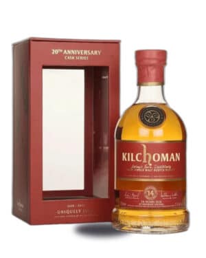 Whisky KILCHOMAN 14 ans 2010 Ex-Bourbon Barrels 20th Anniversary Cask  70 cl