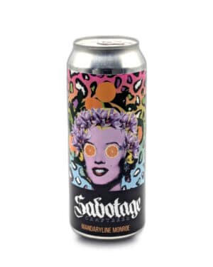Bière Sabotage - Mandaryline Monroe - Sour Mandarine Curry Safran - 50 cl - VP