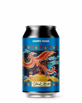 Canette de bi&egrave;re Black Lava Hoppy Road, Imperial Stout pistache et fleur d'oranger, 11 % vol., 33 cl